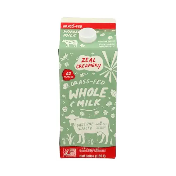 Grass Fed Whole Milk, 64 FZ 1