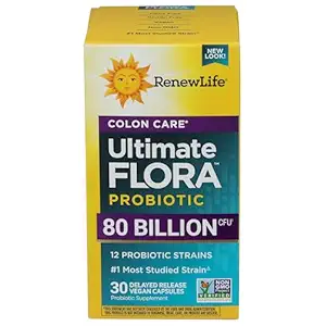 Ultimate Flora Colon Care Probiotic 80 Billion, 30 CT
