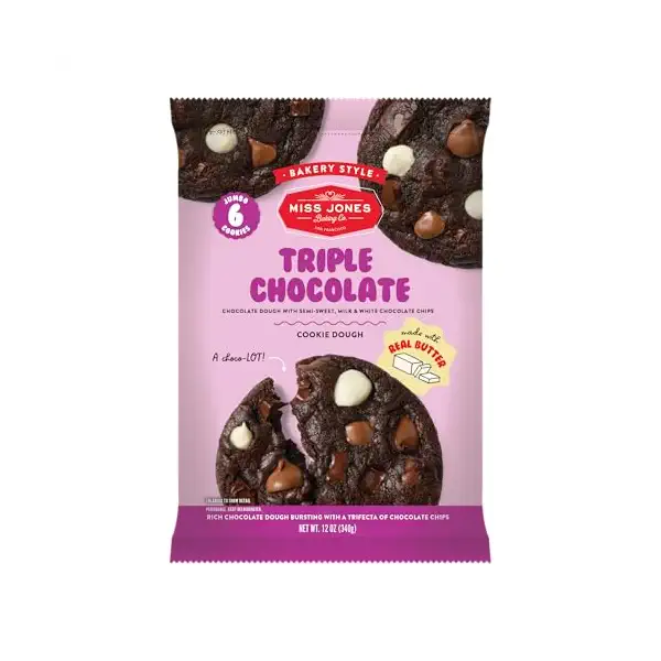 Triple Chocolate Jumbo Cookies, 12 OZ 1