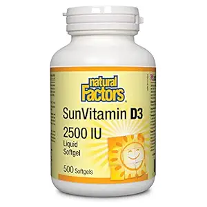 Sunvitamin D3 2500 IU, 500 CT