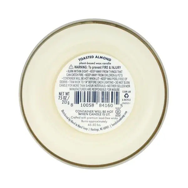 Toasted Almond Midi Glass Fall Collection Candle 7Oz, 7 OZ 3