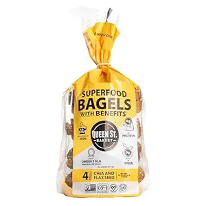 Chia & Flax Seed Superfood Bagels, 16.37 OZ