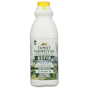 Organic Plain Whole Milk Kefir, 32 FZ