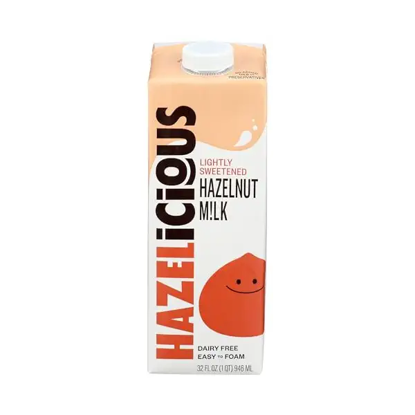 Lightly Sweetened Hazelnut Milk 4
