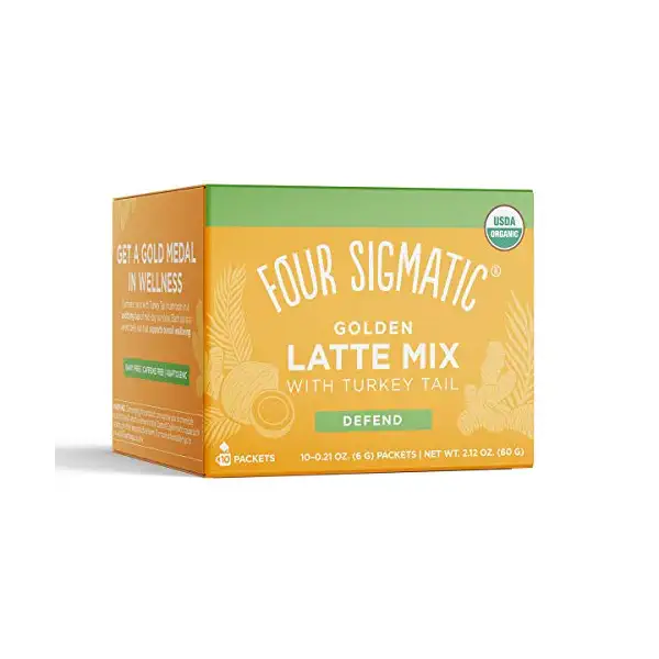 Organic Turkey Tail Golden Latte Mix, 0.21 OZ 7