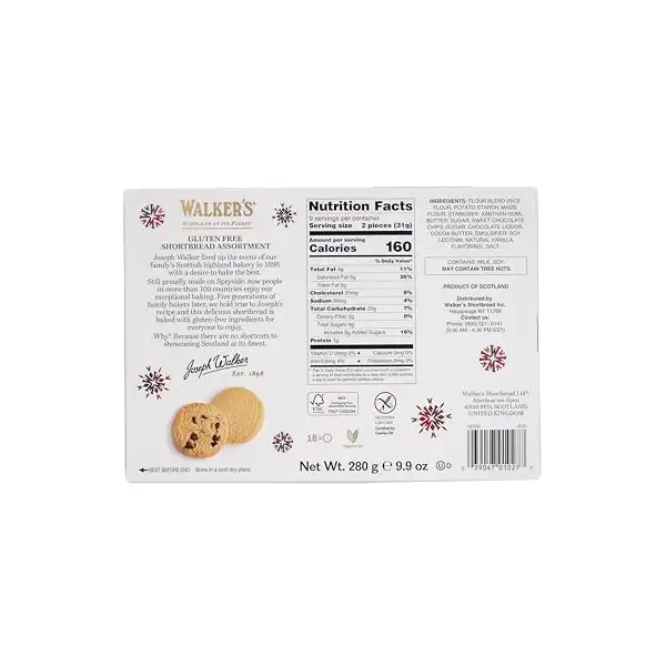Gluten Free Shortbread Selection, 280 GR 2