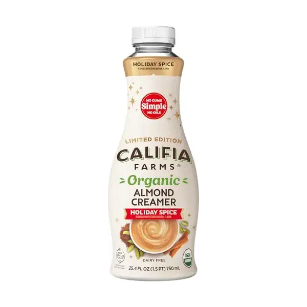 Organic Holiday Spice Almond Creamer, 25.4 FZ 1