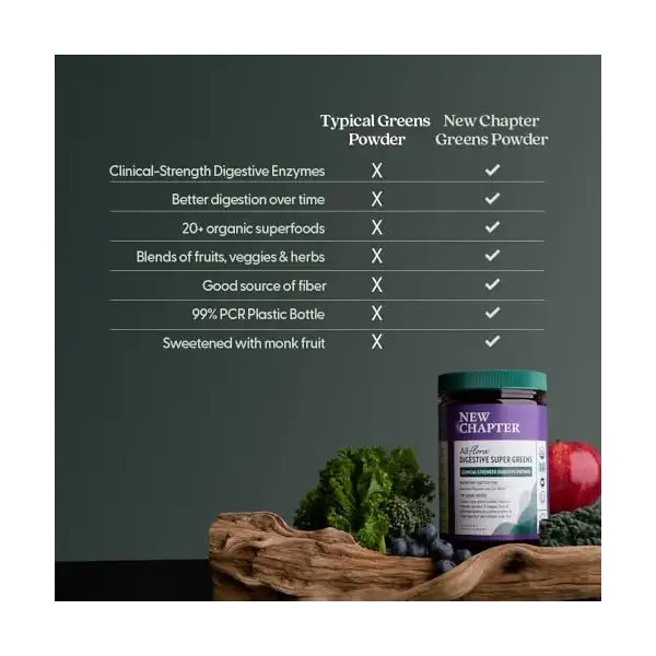 Organic All Flora Digestive Super Greens, 7.4 OZ 7