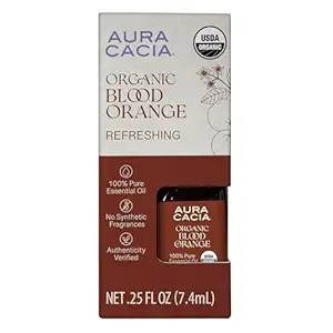 Organic Blood Orange Essential Oil, 0.25 FZ