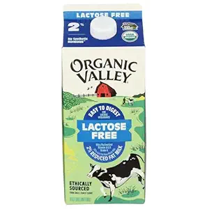 Organic Reduced Fat Lactose Free Milk, 0.5 GL