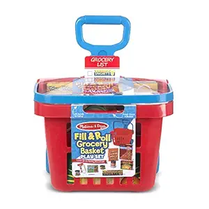 Rollling Grocery Basket, 1 EA