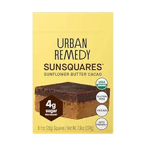 Organic Sunflower Butter Cacao Squares 8ct, 1 OZ