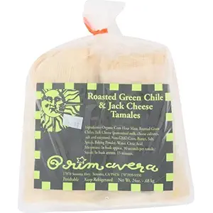 Roasted Green Chile Tamales With Cheese, 24 OZ