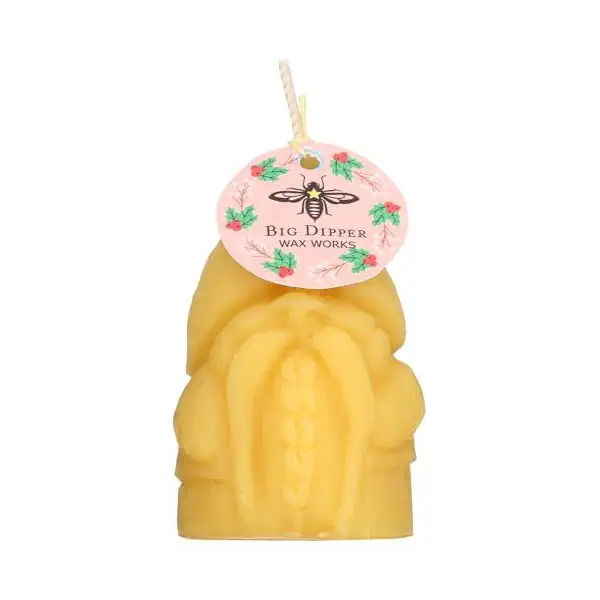 Beeswax Gnome Holly Candle, 1 EA 1