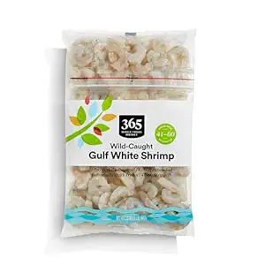 Wild-Caught Gulf White Shrimp 41-60/lb P&D Club Pack, 32 OZ