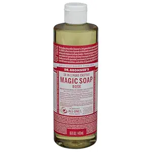Rose Liquid Castile Soap, 16 FZ