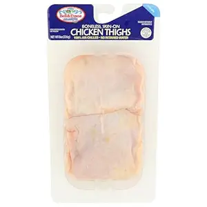 Boneless Skin On Chicken Thigh, 8 OZ