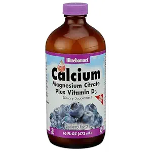 Blueberry Calcium Magnesium Citrate, 16 FZ