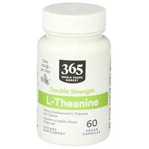 365 by Whole Foods Market, L-Theanine Vegetable Capsules, 200 Mg, 60 Count