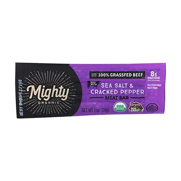 Organic Sea Salt & Pepper Mighty Beef Bar, 1 OZ 1