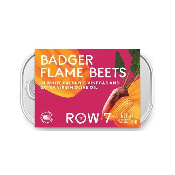 Tinned Badger Flame Beets, 4.2 OZ 1