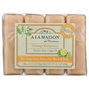 Orange Bergamot Basic Soap 4ct, 14.1 OZ