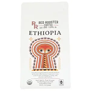 Organic Ethiopia Whole Bean Coffee, 12 OZ