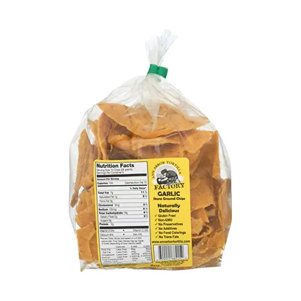 Tortilla Chips Garlic Flavor 2