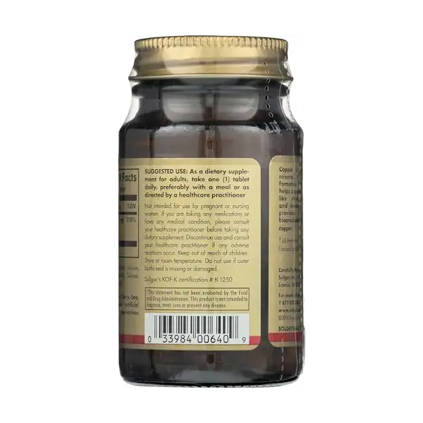 Chelated Copper Tabs, 100 CT 2
