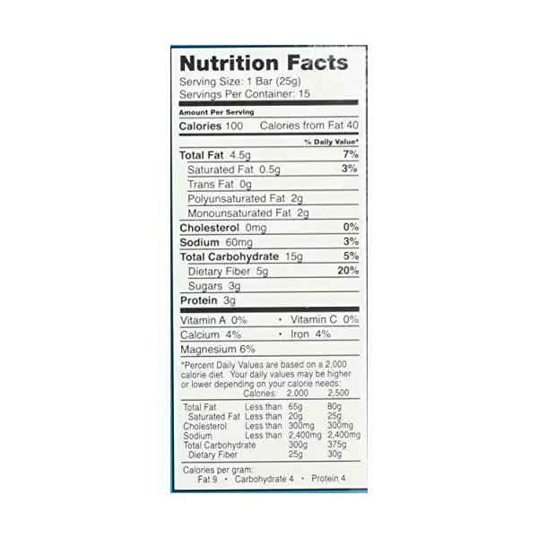 Caramel Sea Salt Chia Bar 15Ct, 0.88 OZ 3