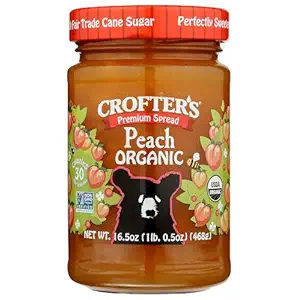 Organic Peach Fruit Spread, 16.5 OZ