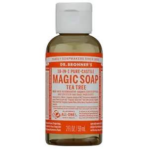 Travel Size Tea Tree Castile Soap, 2 FZ