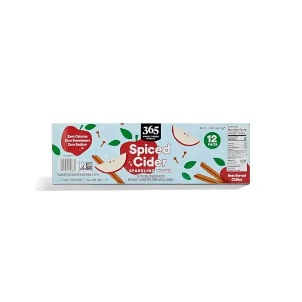 Spiced Cider Sparkling Water 12pk, 12 FZ 2