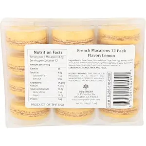 Lemon Macaron 12 Count, 8.4 OZ
