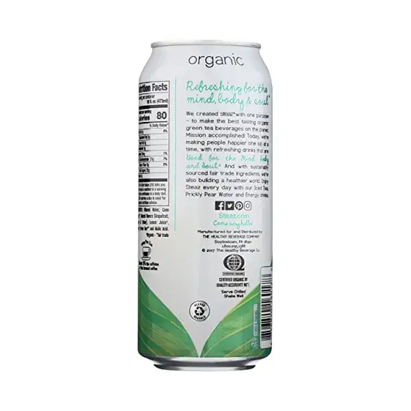 Organic Grapefruit & Honey Iced Green Tea, 16 FZ 2