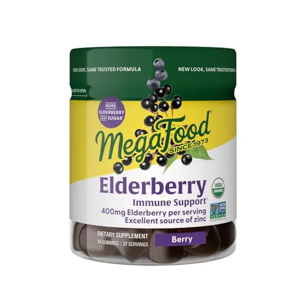 Organic Elderberry Immune Support Gummies, 54 CT 1