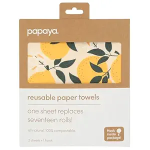 Squeeze The Day Reusable Paper Towel 2 Count, 2 CT