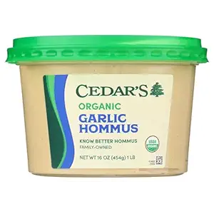 Organic Garlic Hommus, 16 OZ