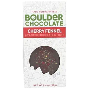 Cherry Fennel Chocolate Bar, 2.4 OZ