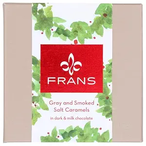 Organic Gray Smoked Salt Caramels Holiday Wrap, 3.6 OZ