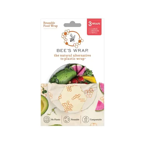 Wax Cloth Food Wrap Asst Size, 1 EA 2