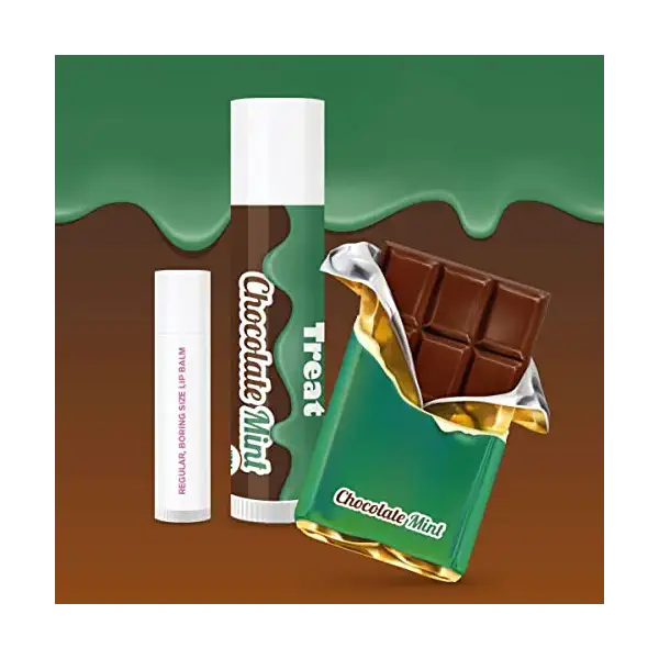 Organic Chocolate Mint Lip Balm, 0.5 OZ 3