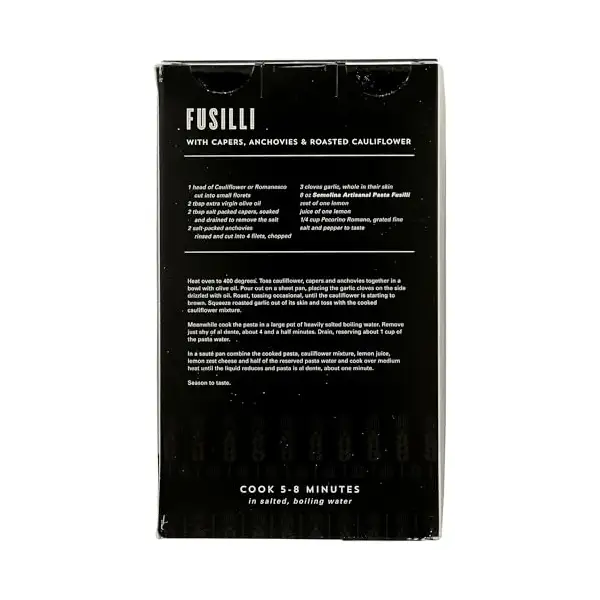 Organic Fusilli, 16 OZ 2