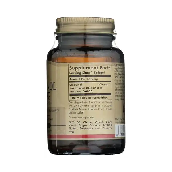 100 Mg (Reduced Coq-10) Softgels Ubiquinol 7