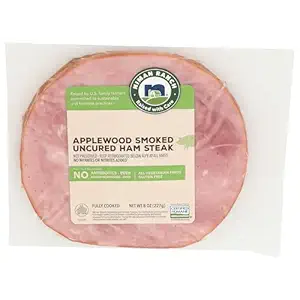 Smoked Uncured Ham Steak, 8 OZ