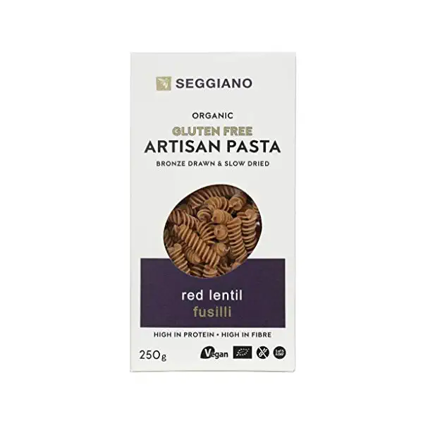 Organic Red Lentil Fusilli 1