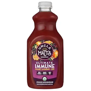 Organic Ultimate Immune Orange Elderberry Zinc Juice, 52 FZ