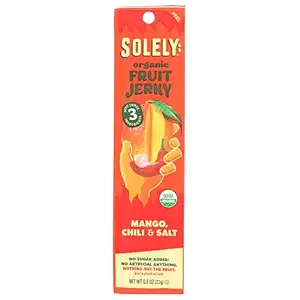 Organic Spicy Mango Fruit Jerky with Chili & Salt, 0.8 OZ