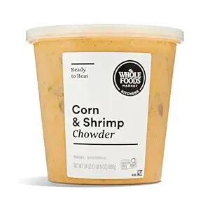 WHOLE FOODS KITCHENS Corn and Shrimp Chowder, 24 OZ