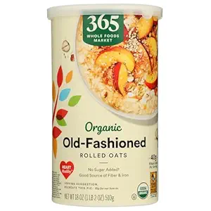 365 by Whole Foods Market, Organic Old Fashioned Rolled Oats, 18 Ounce